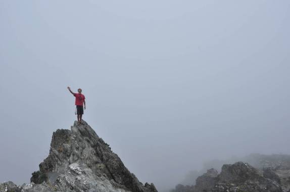 Em meio a muitas nuvens, Pico El Aguila, a mais de 4 mil metros, na região de Mérida, nos Andes venezuelanos